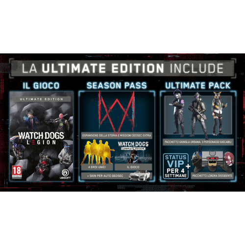Watch Dogs Legion Ultimate Edition PS4/PS5 Pl/Cs/Sk/Hu Watch Dogs Legion Ultimate Edition PS4/PS5 Pl/Cs/Sk/Hu